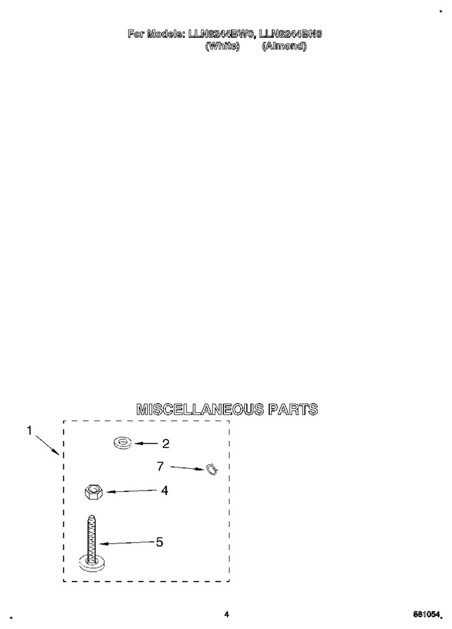 Diagram for LLN8244BW0