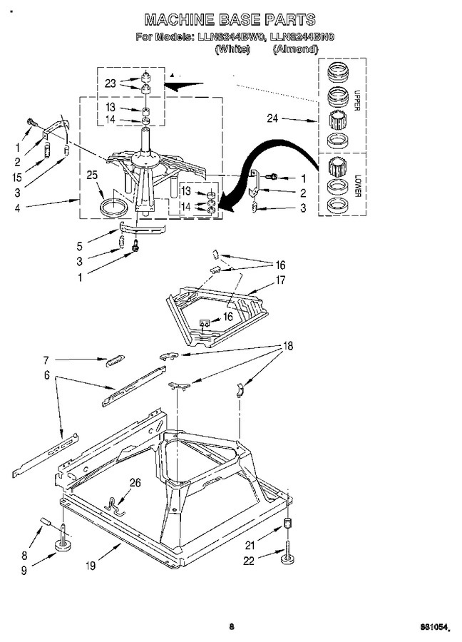 Diagram for LLN8244BW0