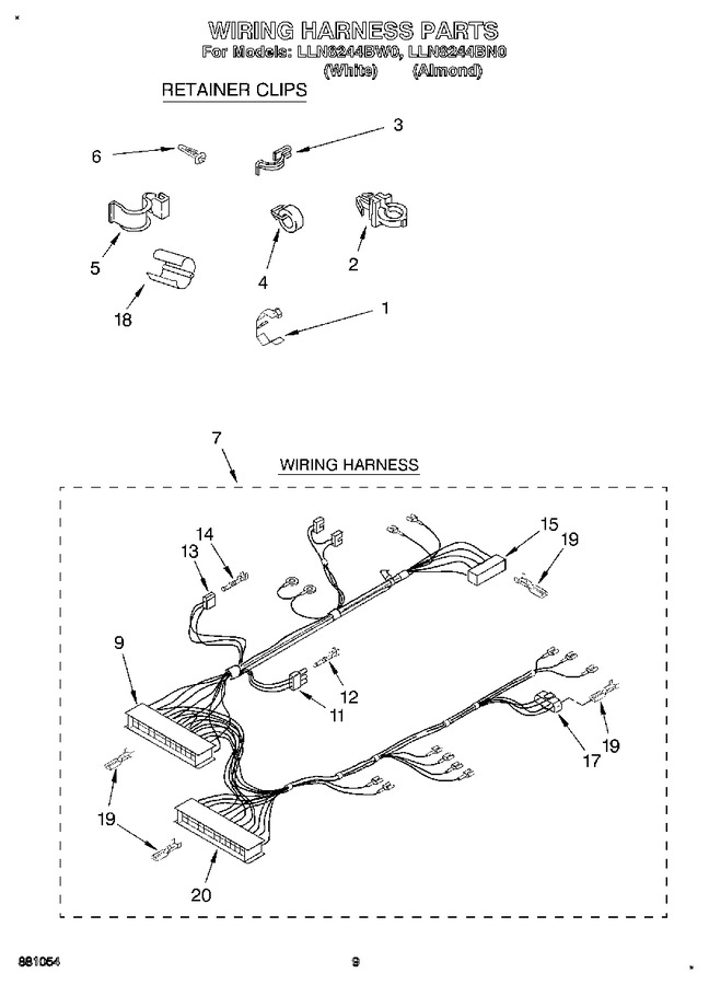 Diagram for LLN8244BW0