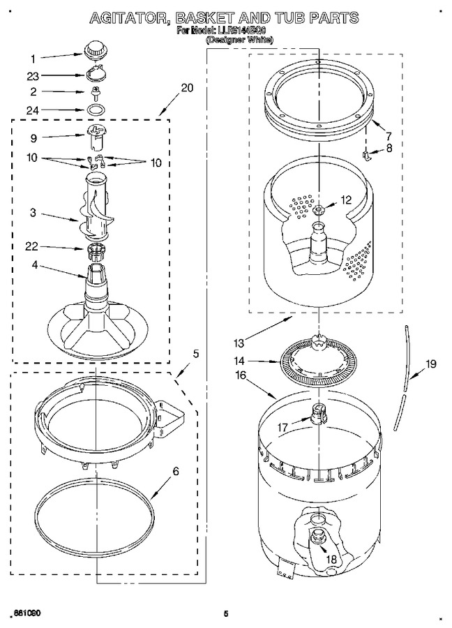 Diagram for LLR5144BW0