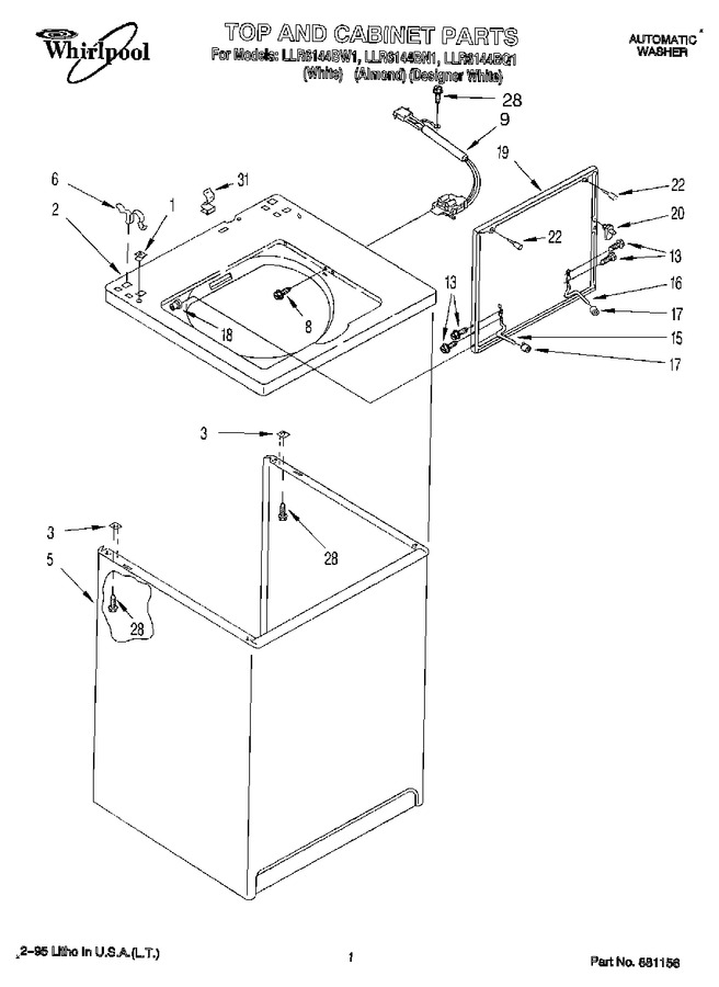 Diagram for LLR6144BW1
