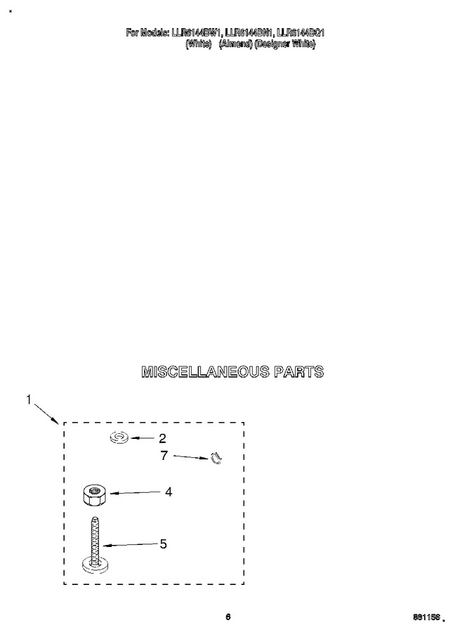 Diagram for LLR6144BW1