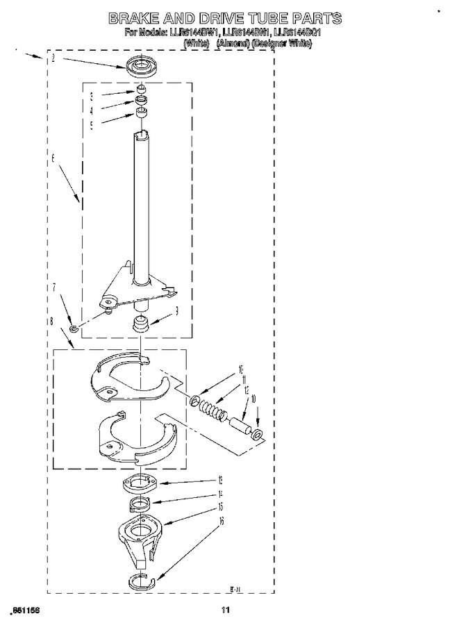 Diagram for LLR6144BW1