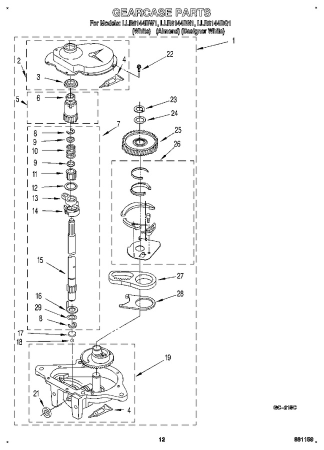 Diagram for LLR6144BW1