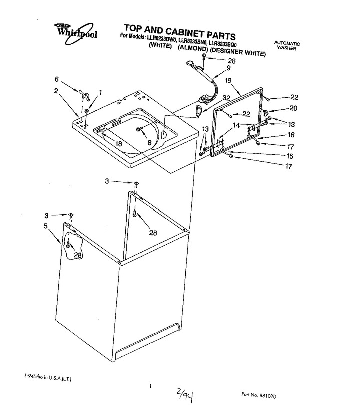 Diagram for LLR8233BW0