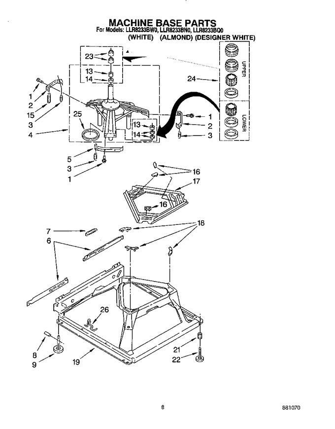 Diagram for LLR8233BW0