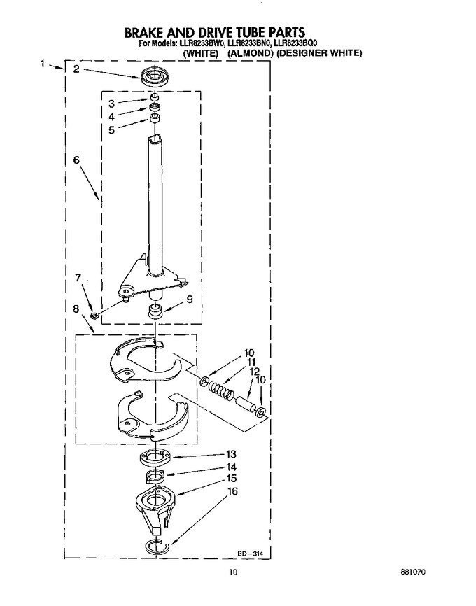 Diagram for LLR8233BW0