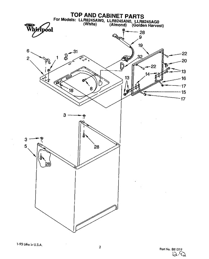 Diagram for LLR8245AG0