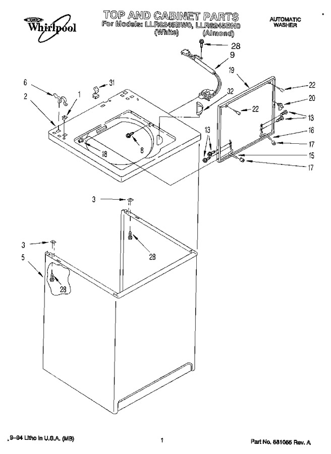 Diagram for LLR8245BW0
