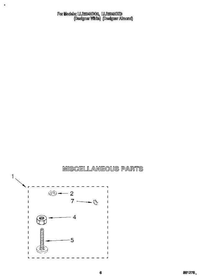 Diagram for LLR8245DQ0