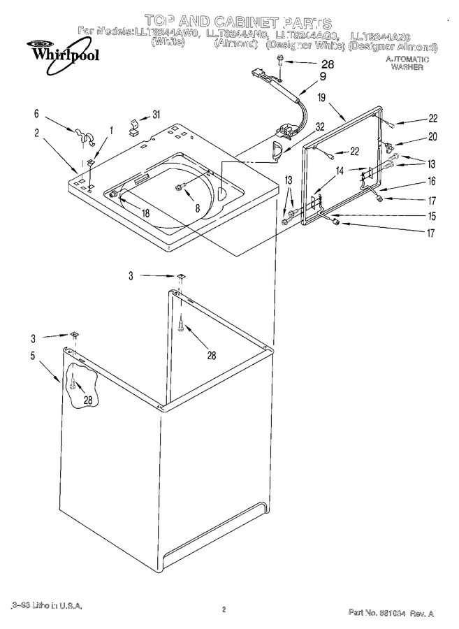 Diagram for LLT8244AW0