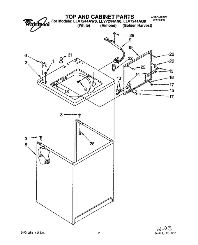 Diagram for LLV7244AW0