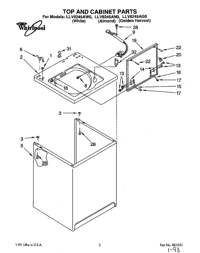 Diagram for LLV8245AW0