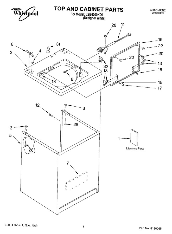 Diagram for LSB6200KQ1