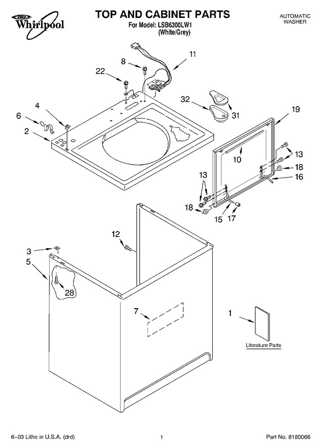 Diagram for LSB6300LW1