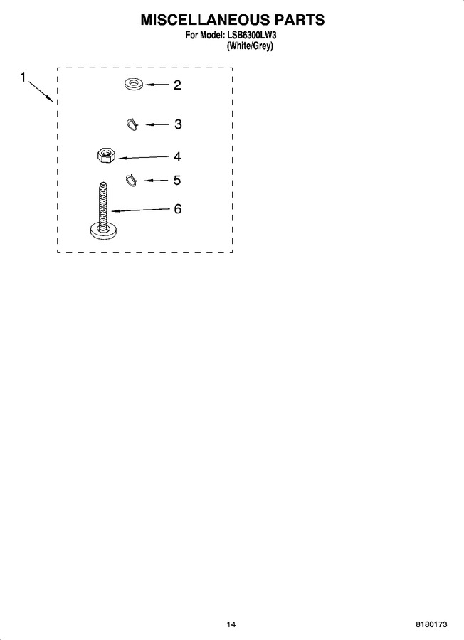 Diagram for LSB6300LW3