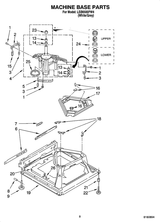 Diagram for LSB6500PW4