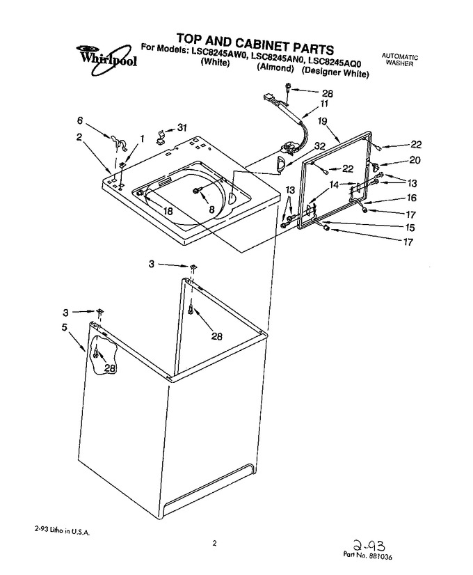 Diagram for LSC8245AW0