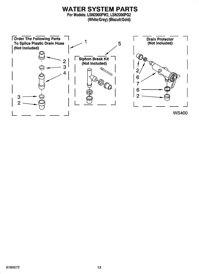Diagram for LSN2000PW2