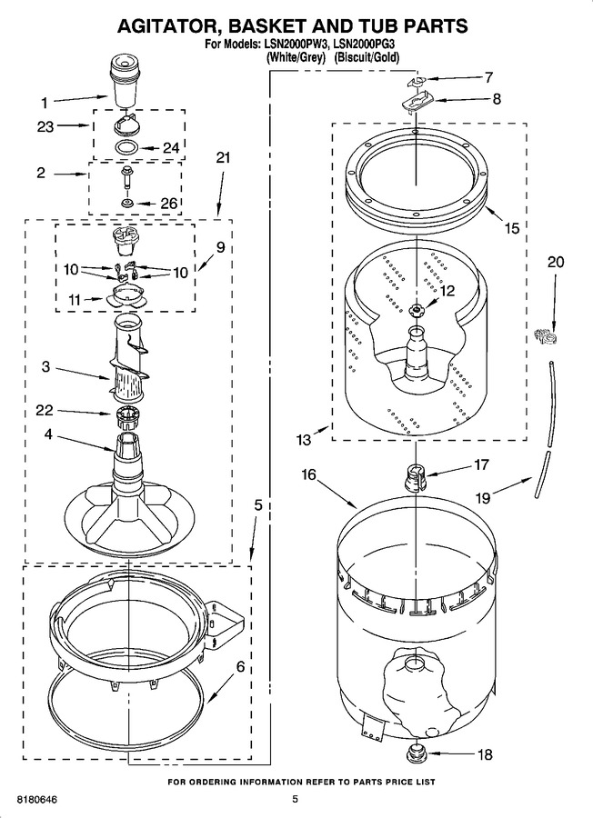 Diagram for LSN2000PG3