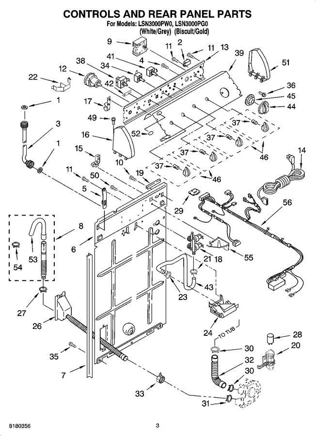 Diagram for LSN3000PW0