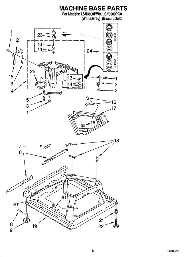 Diagram for LSN3000PW0