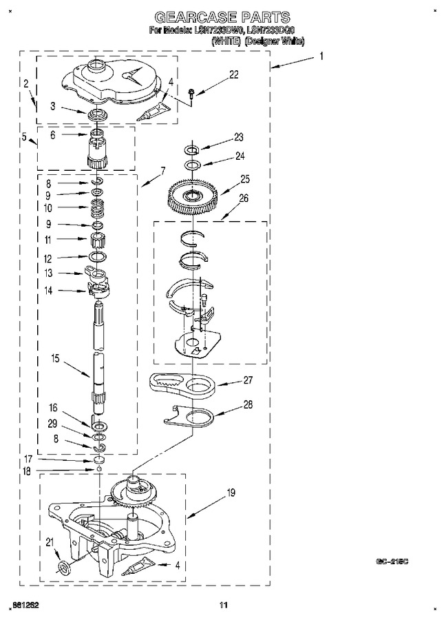 Diagram for LSN7233DW0