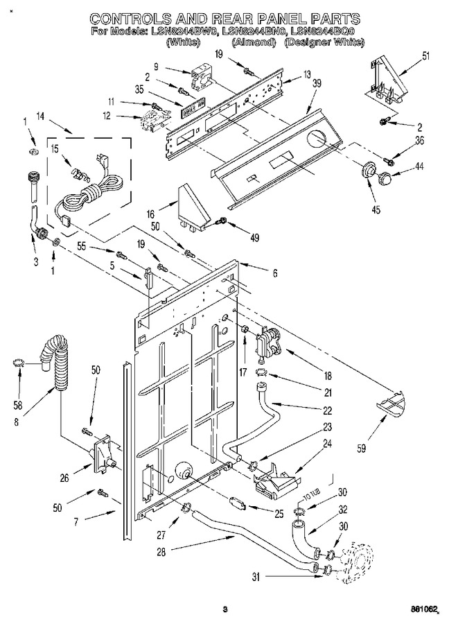 Diagram for LSN8244BW0