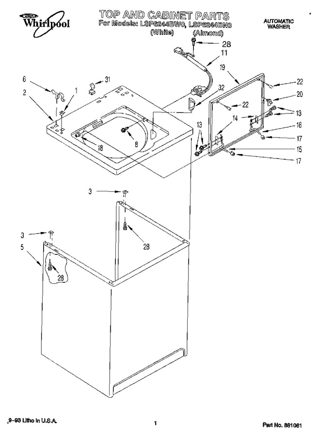 Diagram for LSP6244BW0