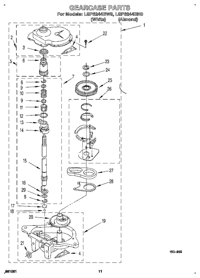 Diagram for LSP6244BW0
