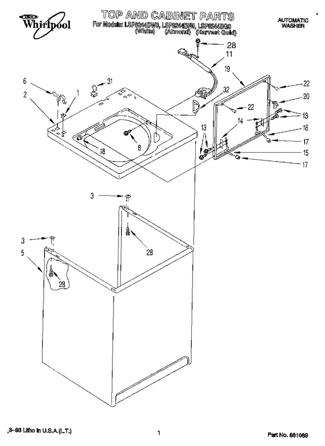 Diagram for LSP8244BW0