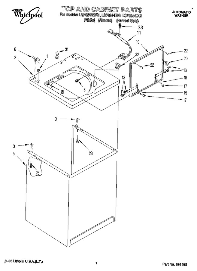 Diagram for LSP8244BW1