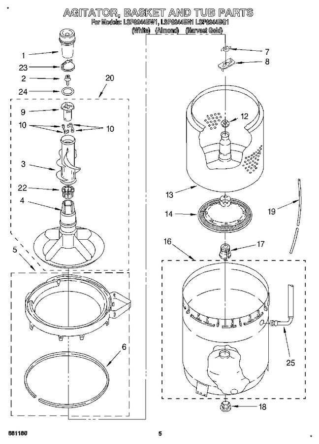 Diagram for LSP8244BW1