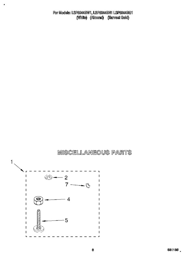 Diagram for LSP8244BW1