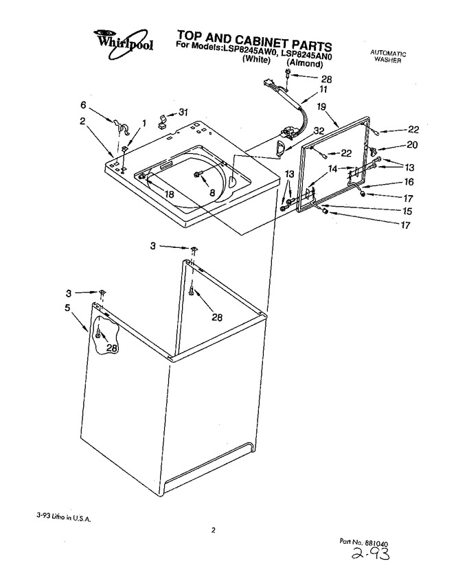 Diagram for LSP8245AN0
