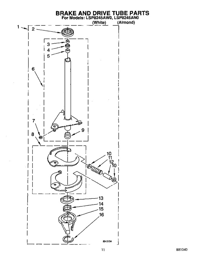 Diagram for LSP8245AW0
