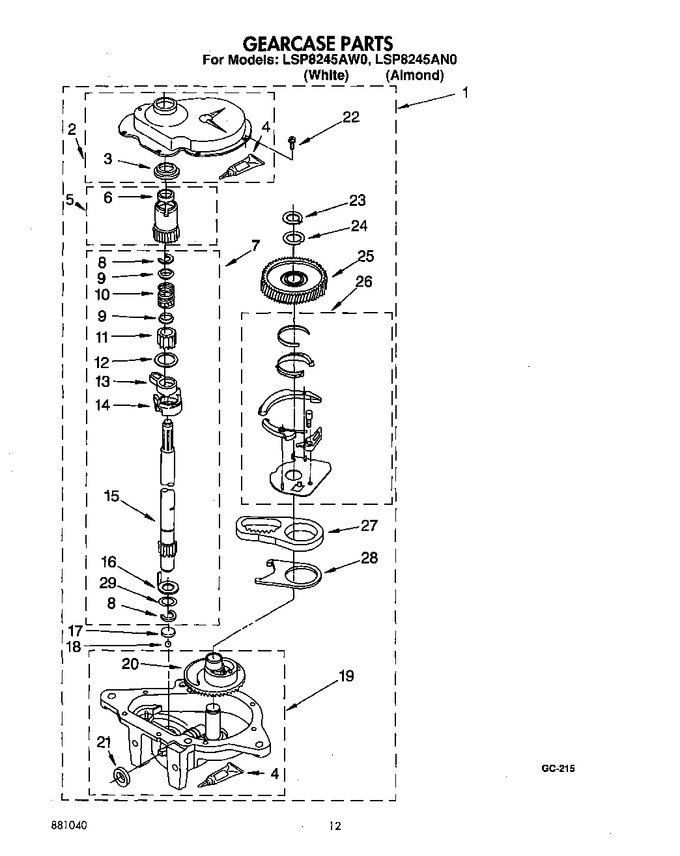 Diagram for LSP8245AW0