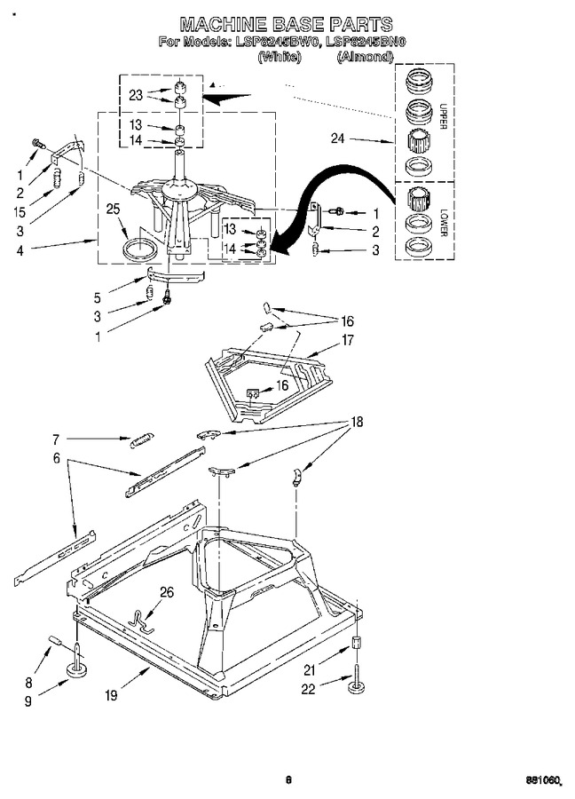 Diagram for LSP8245BW0