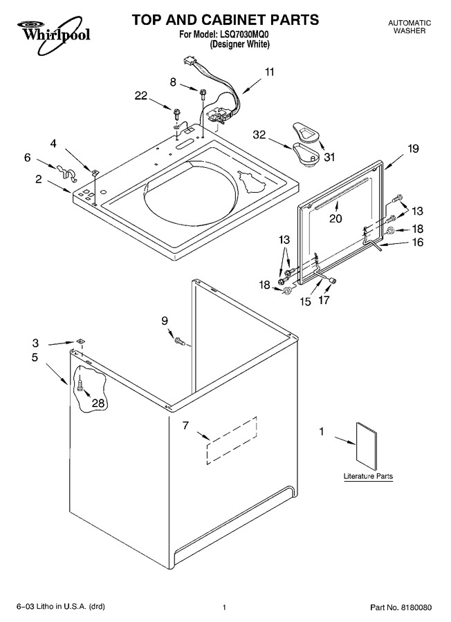 Diagram for LSQ7030MQ0