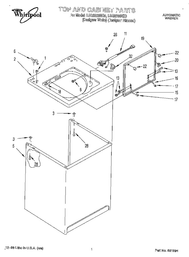 Diagram for LSQ8200HZ0