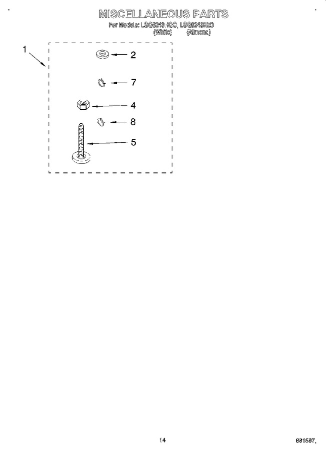 Diagram for LSQ8243HZ0