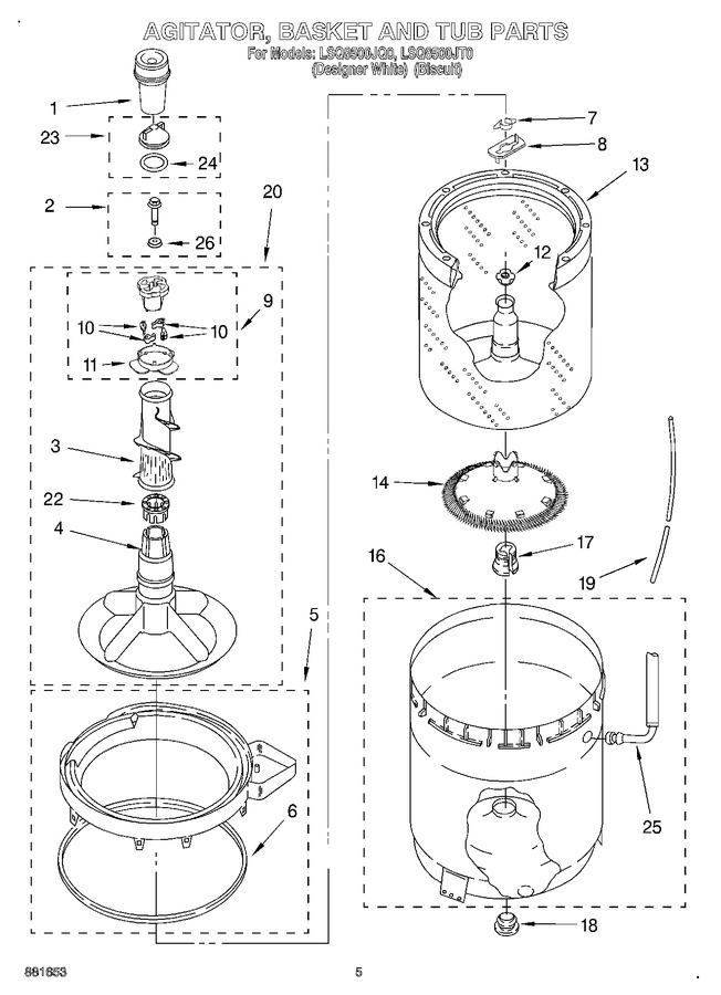 Diagram for LSQ8500JT0