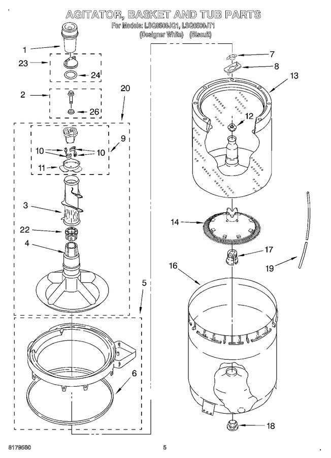 Diagram for LSQ8500JQ1