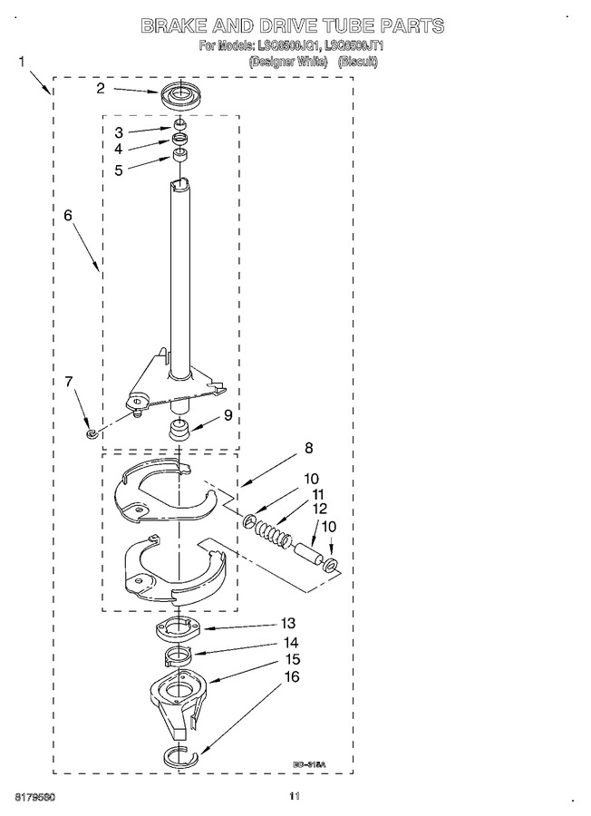 Diagram for LSQ8500JT1