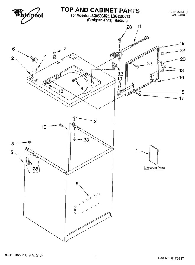 Diagram for LSQ8500JQ2