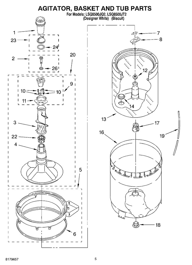 Diagram for LSQ8500JQ2