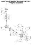 Diagram for 05 - Brake, Clutch, Gearcase, Motor & Pump