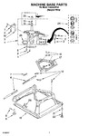 Diagram for 04 - Machine Base Parts
