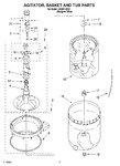 Diagram for 03 - Agitator, Basket And Tub
