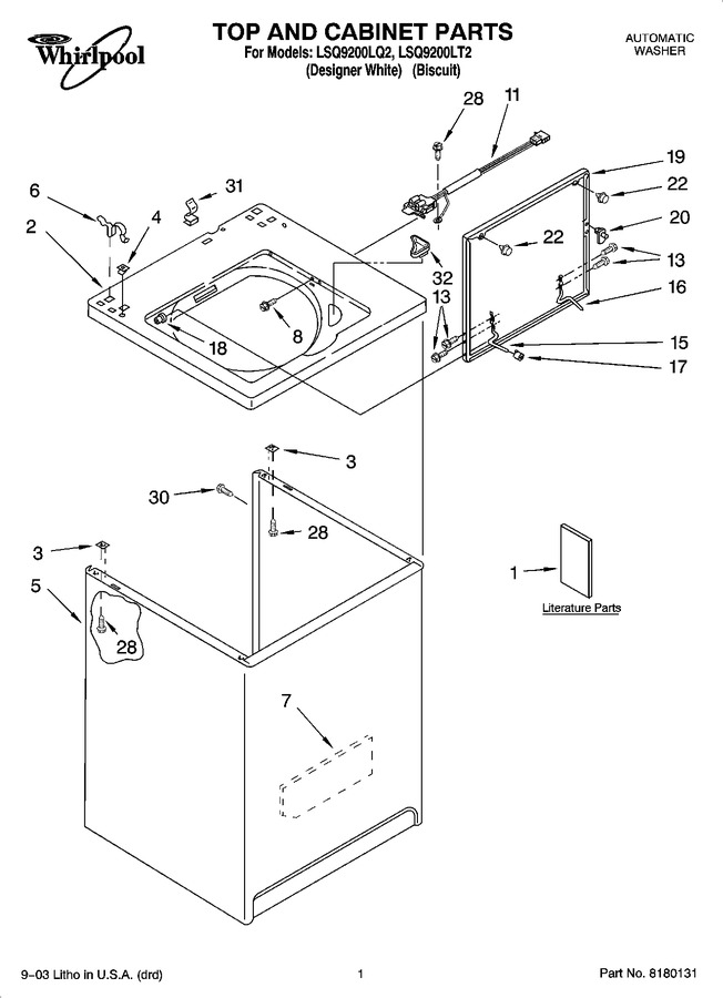 Diagram for LSQ9200LQ2